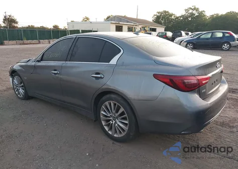 2018 Infiniti Q50 3.0T Luxe from USA, damaged, VIN JN1EV7AR9JM440650